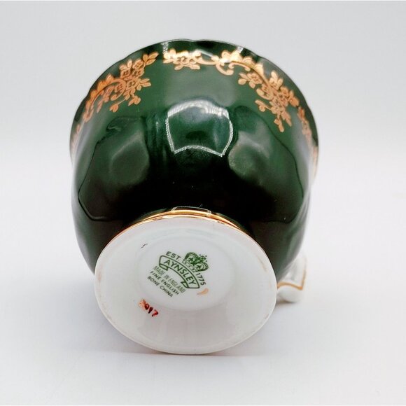 Aynsley England Emerald Violet Tea Cup And Saucer 2917 - Picture 12 of 12